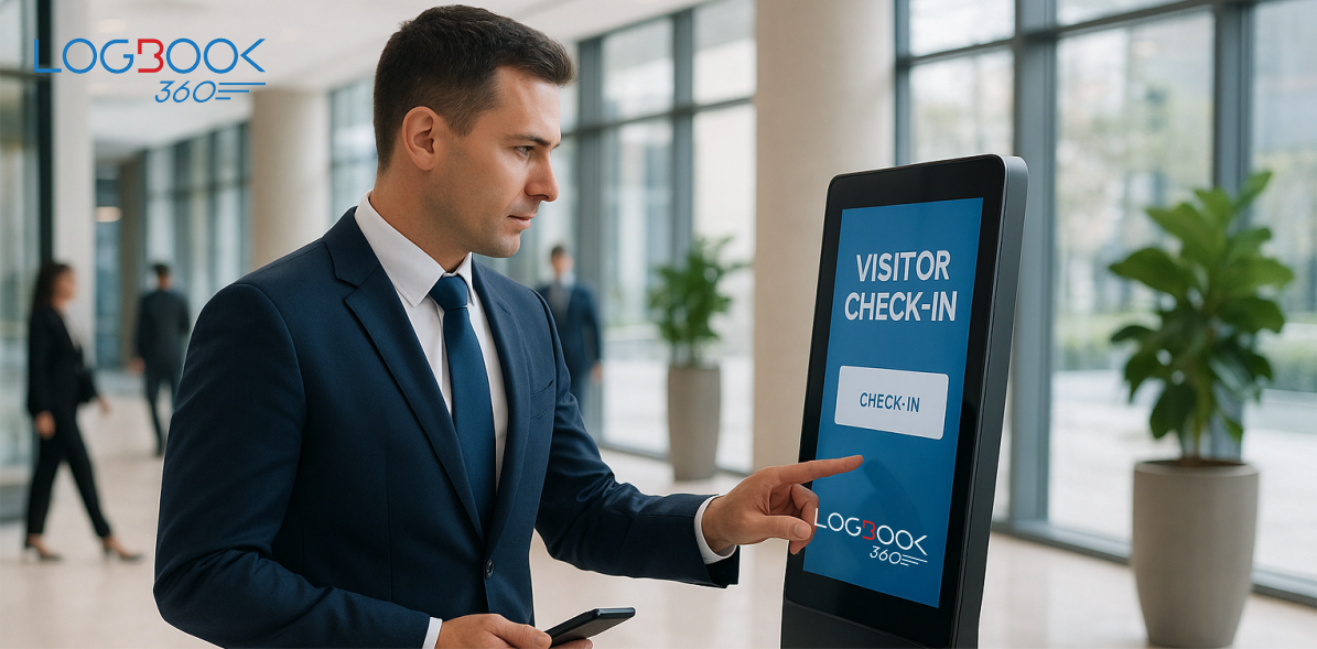 Visitor pre-registration and smart check-in with LogBook360
